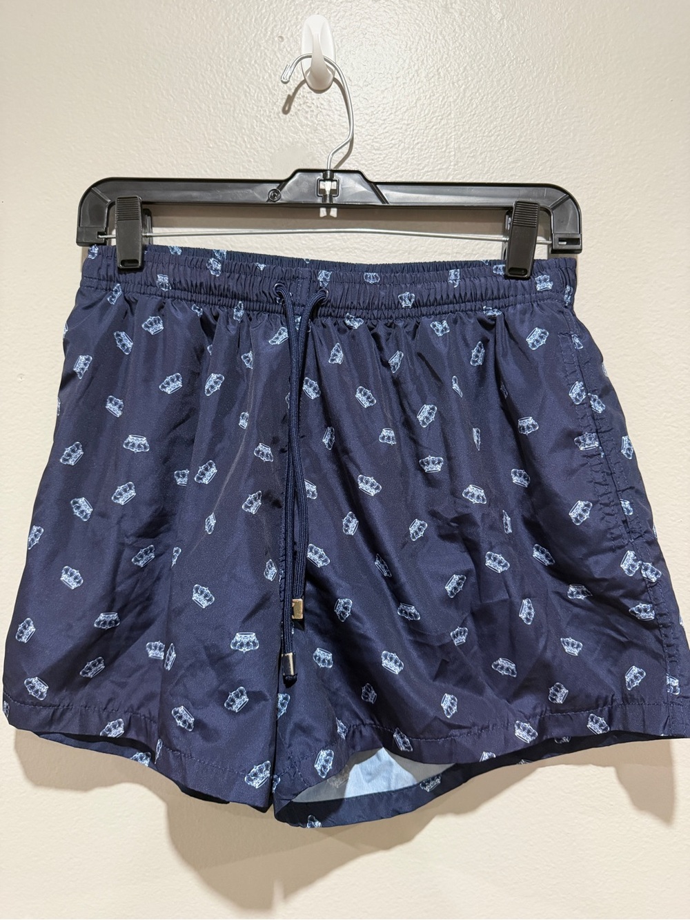 Warren Webber Swim Trunks with Crown Print size L